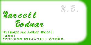 marcell bodnar business card